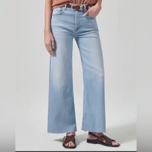 Citizens of Humanity Lyra Crop Wide Leg Jeans